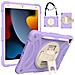Custodia Per Ipad 9/8/7 10.2"" Con Supporto E Tracolla Viola - Foto miniatura 2