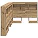 Testata contenitore rovere artigianale 90 cm Legno multistrato - Foto miniatura 6