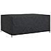 Copertura per mobili da esterno Nero 280 x 204 x 106 cm 420D - Foto miniatura 1
