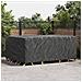 Copertura per mobili da esterno Nero 280 x 204 x 106 cm 420D - Foto miniatura 2