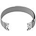 Cinturino In Metallo Compatibile Con Xiaomi Band 8/9/10 - Design Magnetico A Molla Silver - Foto miniatura 3