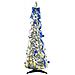 Albero di Natale artificiale con 50 LED Bianco 120 cm PVC - Foto miniatura 3