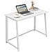 Scrivania per computer pieghevole MAX 1.0 in truciolato bianco e acciaio - Foto miniatura 2