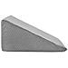 Cuscino per Gambe Grigio 60 x 50 x 30 cm Schiuma Memory - Foto miniatura 5
