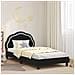 Struttura letto bambini con testata Nero 80 x 200 cm Velluto - Foto miniatura 2