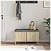 Panca per ingresso con cuscino Rovere Sonoma 80 x 38 x 46 cm - Foto miniatura 4