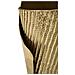 Set 3 Portavasi Flosty Oro In Ferro Dalle Forme Decorative - Foto miniatura 4