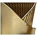 Set 3 Portavasi Flosty Oro In Ferro Dalle Forme Decorative - Foto miniatura 5