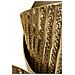 Set 3 Portavasi Flosty Oro In Ferro Dalle Forme Decorative - Foto miniatura 6