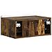 Mobiletto da notte a muro 2 pcs Rovere Fumo 49 x 34,5 x 24 cm - Foto miniatura 7