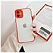 Custodia In Silicone Flessibile Trasparente Milky Case Rossa Per Xiaomi Redmi Note 10 / Redmi Note 10s - Foto miniatura 3