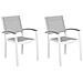 Set Di 2 Sedie Da Giardino In Colore Grigio Pereta - Foto miniatura 9