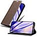 Custodia Compatibile Con Samsung Galaxy S10 In Bruno Caffè - Coperchio Protettiva Con Chiusura Magnetica, Funzione Stand E Tasca Per Le Carte - Foto miniatura 1