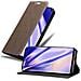 Custodia Compatibile Con Samsung Galaxy S10 In Bruno Caffè - Coperchio Protettiva Con Chiusura Magnetica, Funzione Stand E Tasca Per Le Carte - Foto miniatura 3