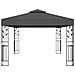 Gazebo con Tetto Doppio 3x4 m Antracite - Foto miniatura 3