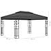Gazebo con Tetto Doppio 3x4 m Antracite - Foto miniatura 6