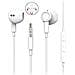 Hi-res Extra Bass Auricolari Con Isolamento Acustico Auricolari In-ear Wired Auricolari Con Microfono Per Iphone Ipod Ipad Mp3 Huawei Samsung Leggero Auricolari Con Controllo Di Volume 3.5mm Jack Cuffie - Foto miniatura 1