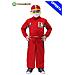 Costume Carnevale Pilota Formula 1 Bambino Vestito Driver Corse Pegasus Taglia 8/9 Anni - Foto miniatura 1