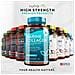 Collagene Marino 1000mg - 90 Capsule Di Superior Tipo 1 Collagene Idrolizzato - Enhanced Con Acido Ialuronico Vitamina C Vitamina E Vitamina B2 Zinco Rame E Iodio - Made In Uk Da - Foto miniatura 3