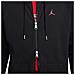 Felpa Da Uomo Con Cappuccio E Full Zip Essentials Nera Taglia S Cod Dj0886-010 - Foto miniatura 3