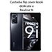 Custodia A Libro Book Case Per Realme 9i - Oppo A96 Red-navy - Foto miniatura 2