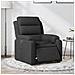 Poltrona Elettrica Reclinabile Nera In Tessuto - Foto miniatura 1