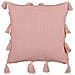 Cuscino Decorativo Torenia Cotone 45 X 45 Cm Geometrico Trapuntato Rosa - Foto miniatura 3