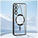 Cover Magsafe Per Samsung S23 Fe In Silicone Bordo Cromato - Foto miniatura 3
