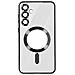 Cover Magsafe Per Samsung S23 Fe In Silicone Bordo Cromato - Foto miniatura 1