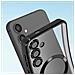 Cover Magsafe Per Samsung S23 Fe In Silicone Bordo Cromato - Foto miniatura 5