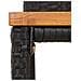 Set Bar Giardino 3 Pz Nero Polyrattan E Legno Massello Acacia - Foto miniatura 5