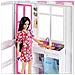 Set Casa Delle Bambole A 2 Piani Con Bambola Barbie E Accessori, Multicolore - Foto miniatura 3
