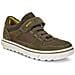 Bambini Glyder, Mezza Scarpa Stringata In Pelle Marrone Con Cinturini In Velcro 31 - Foto miniatura 1