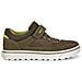Bambini Glyder, Mezza Scarpa Stringata In Pelle Marrone Con Cinturini In Velcro 31 - Foto miniatura 3