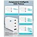 Alimentatore 100w Gan Quick Charge 3 X Usb-c Type-c (2 X 100w + 1 X 23w) Usb - Foto miniatura 2