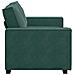 Divano a 2 Posti Verde Scuro 120 cm in Velluto - Foto miniatura 3