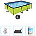 Piscina Fuori Terra - Rettangolo - 220x150x65 Cm - Groen - Include Accessori Coordinati Cb80 - Foto miniatura 1