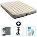 Set Materassino Gonfiabile - 191x137x25 Cm - Beige - Include Accessori Coordinati Cb11 - Foto miniatura 1