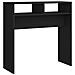 Lusso Casadino -  Tavolino Consolle Nero 78x30x80 Cm In Legno Multistrato - Foto miniatura 1
