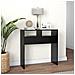 Lusso Casadino -  Tavolino Consolle Nero 78x30x80 Cm In Legno Multistrato - Foto miniatura 2