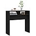Lusso Casadino -  Tavolino Consolle Nero 78x30x80 Cm In Legno Multistrato - Foto miniatura 3