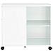 Sobuy Tavolino Con Ruote 75x35x61cm Fbt141-w - Foto miniatura 1