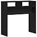 Tavolo Consolle in Rovere Nero - 78x30x80 cm - Fatto in Legno Ingegnerizzato - Foto miniatura 5