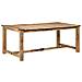 Lusso Casadino -  Tavolo Da Pranzo 200x100x75 Cm In Legno Massello Di Mango - Foto miniatura 2