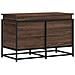 Contenitore con Coperchio Rovere Marrone 80x40x51,5 Truciolato - Foto miniatura 1