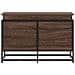 Contenitore con Coperchio Rovere Marrone 80x40x51,5 Truciolato - Foto miniatura 4