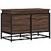 Contenitore con Coperchio Rovere Marrone 80x40x51,5 Truciolato - Foto miniatura 6