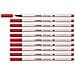 Pen 68 brush - Pennarello Premium con punta a pennello - Confezione da 10 - Rosso Scuro - Foto miniatura 1