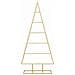 Albero di Natale in metallo con supporto Oro 90 cm - Foto miniatura 5