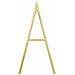 Albero di Natale in metallo con supporto Oro 90 cm - Foto miniatura 7
